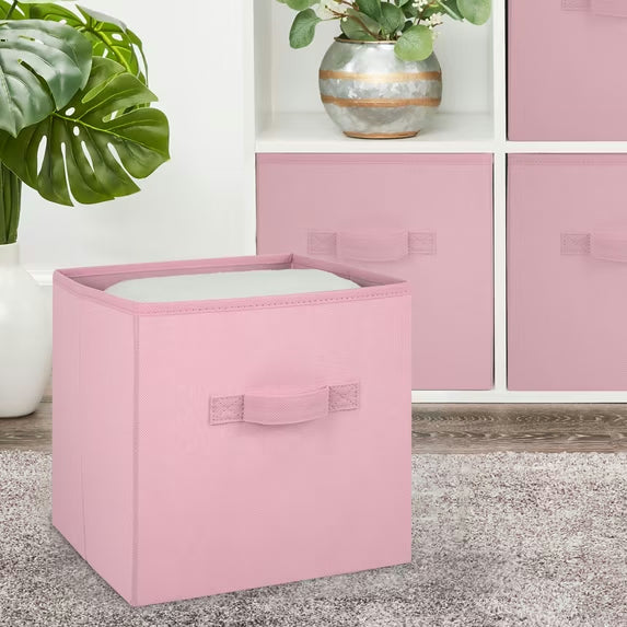 6-Pack Pink Storage Cubes