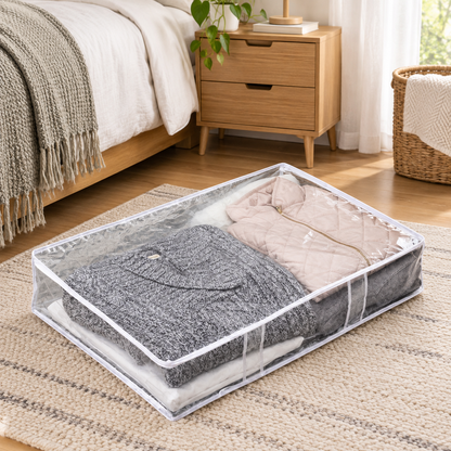 ToteBloom Clear Under-Bed Storage Bags