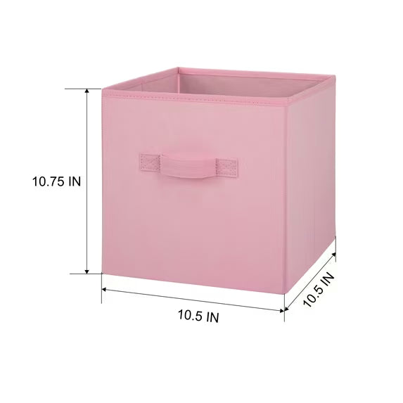 6-Pack Pink Storage Cubes