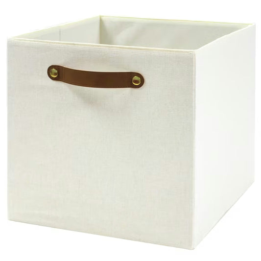Vanilla Fabric Storage Cube
